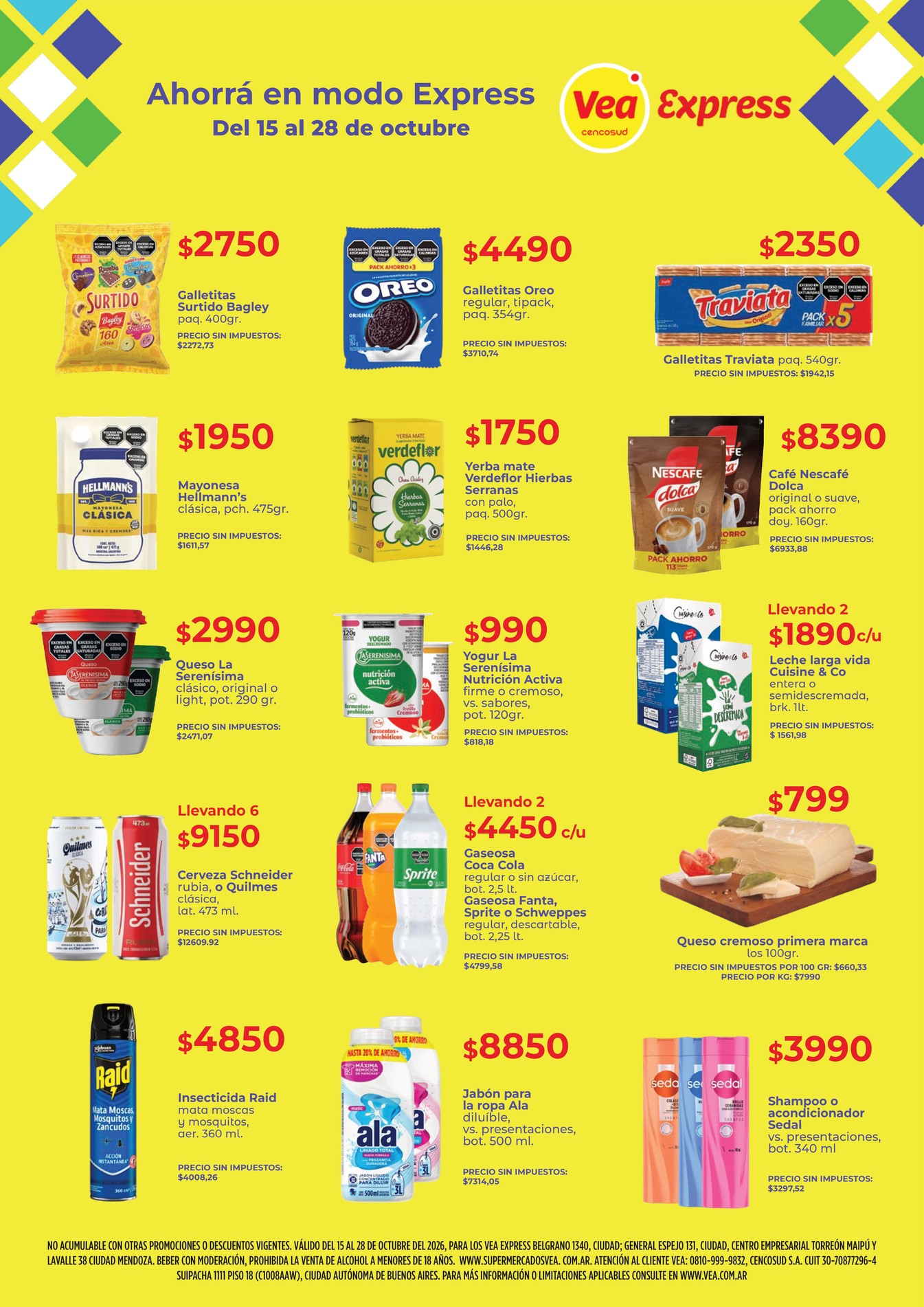 Folleto Vea Express Mendoza, página 1