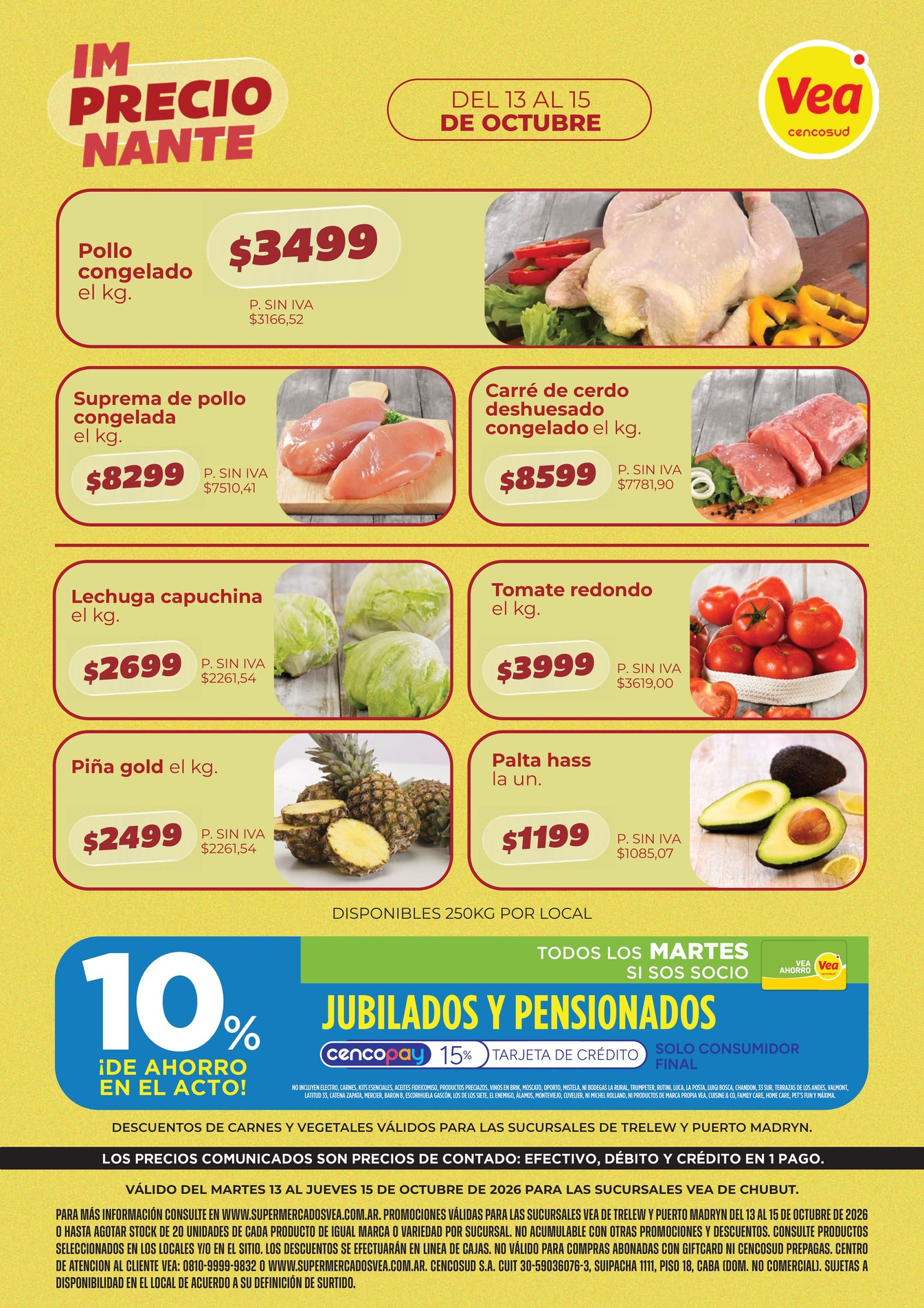 VOLANTE SEMANAL CHUBUT, página 1