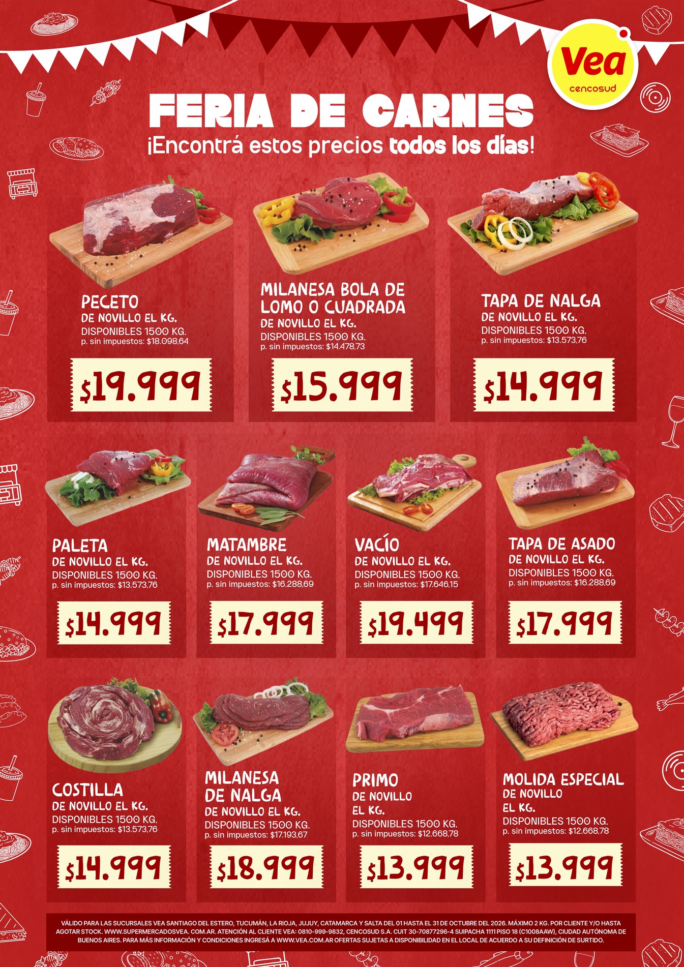 Folleto Feria de Carnes NOA, página 1