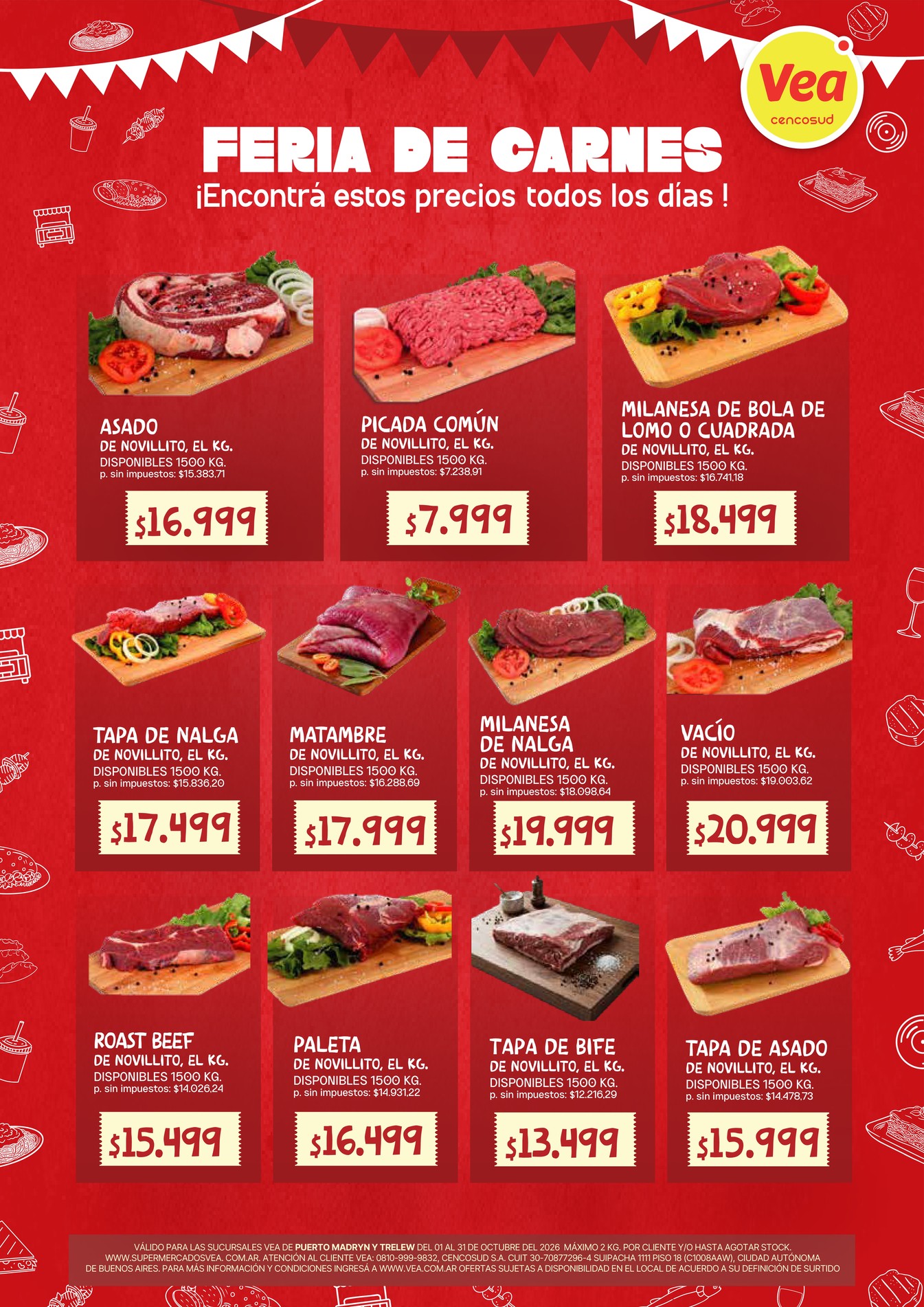 Volante Feria de carnes Chubut, página 1