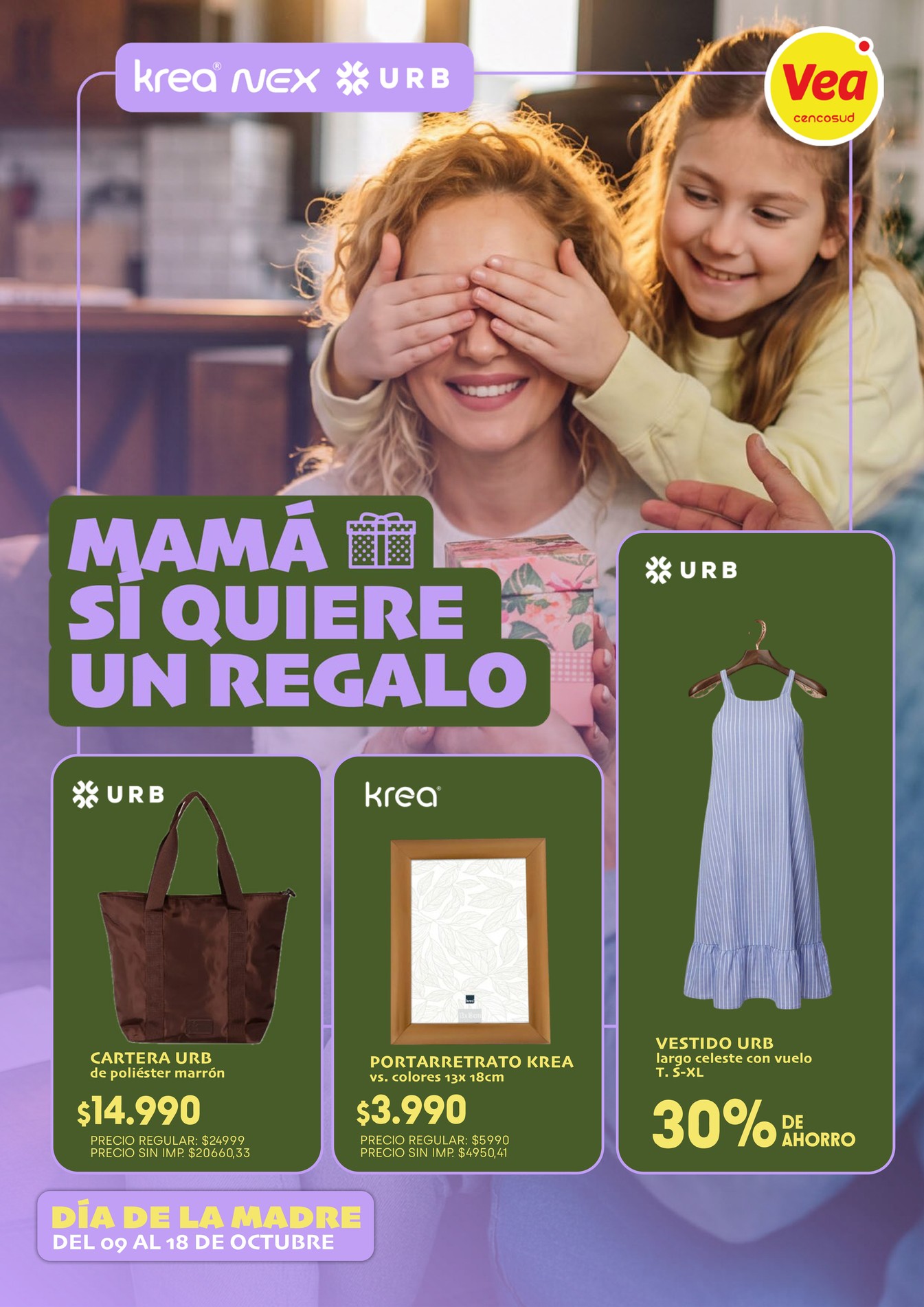 Folleto nacional día de la madre Vea, página 1