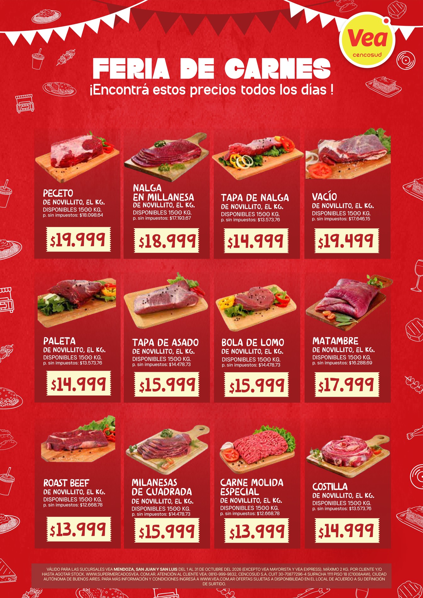 Volante Feria de carnes Cuyo, página 1