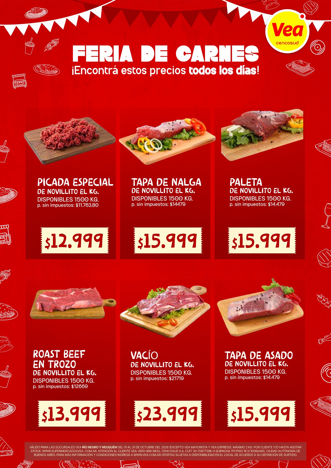Folleto Feria de carnes Patagonia, página 1